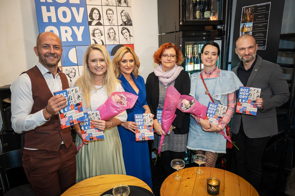 Křest knihy Terezie Tománkové přinesl inspiraci i hluboká zamyšlení