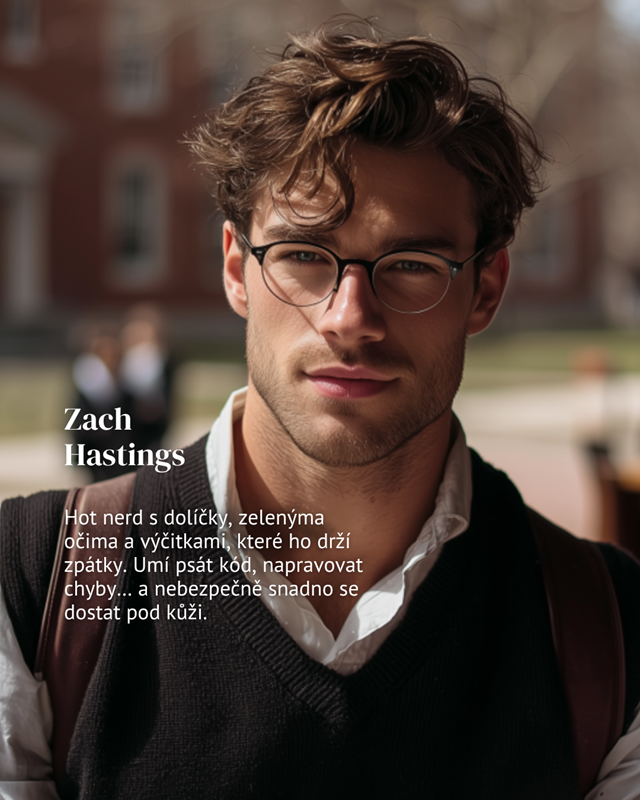 Zach Hastings z Lásky na první zprávu