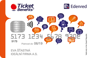 Máte kartu Edenred Benefits? U nás s ní zaplatíte také!