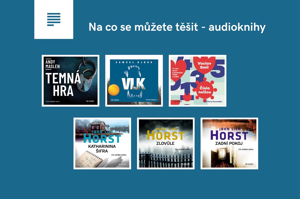 Audioknihy pro jaro a léto 2023