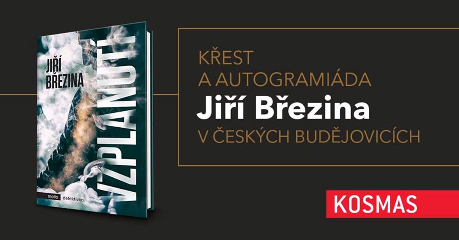 Autogramiáda Jiřího Březiny v Českých Budějovicích