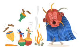 Ilustrator, Patrik Antczak, Světový atlas strašidel a duchů (2).png