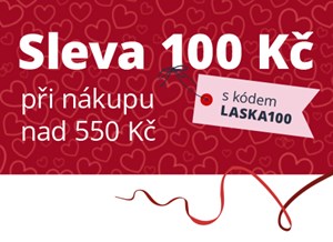 Valentýnská sleva 100 Kč na všechny příběhy