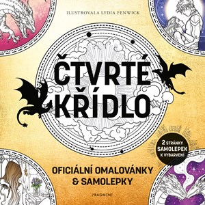 Čtvrté křídlo – oficiální omalovánky a samolepky
