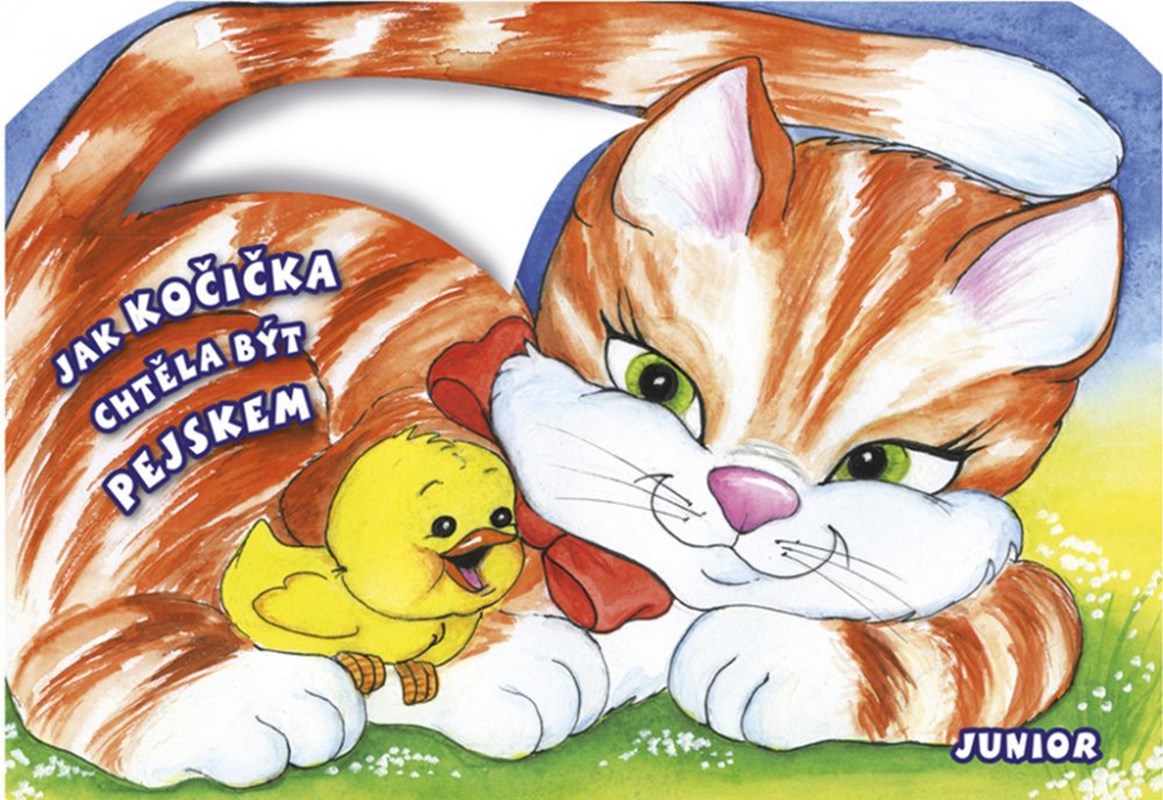 Obálka knihy JAK KOČIČKA CHTĚLA BÝT PEJSKEM LEPORELO od autora <br>