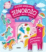 Plstěné samolepky: Jednorožci