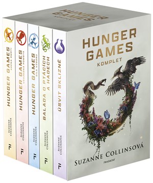 HUNGER GAMES – komplet, 1.-5.díl - box