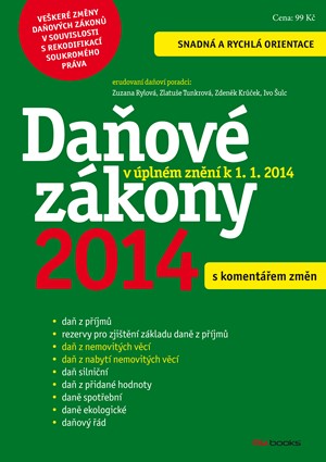 Daňové zákony 2014