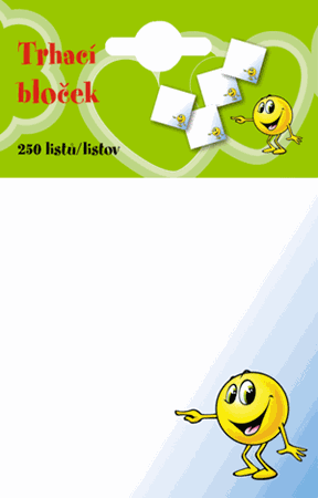 TRHACÍ BLOČEK – smajlík