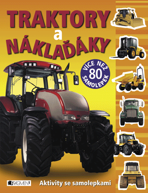 Traktory a náklaďáky – aktivity se samolepkami