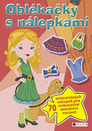 Oblékačky s nálepkami – červená
