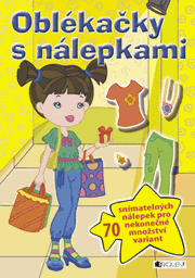 Oblékačky s nálepkami – žlutá
