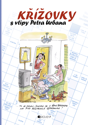 Křížovky s vtipy Petra Urbana – modrá