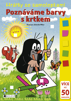 Poznáváme barvy s krtkem – se samolepkami