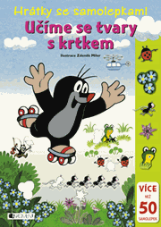 Učíme se tvary s krtkem – se samolepkami