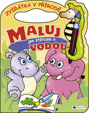 Zvířátka v přírodě – Maluj jen štětcem a vodou!