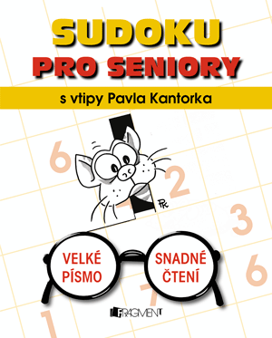 Sudoku PRO SENIORY s vtipy Pavla Kantorka