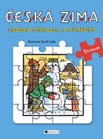Lidová říkadla a písničky s puzzle - Česká zima - Josef Lada