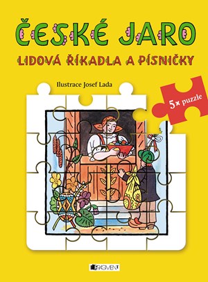 Lidová říkadla a písničky s puzzle - České jaro - Josef Lada