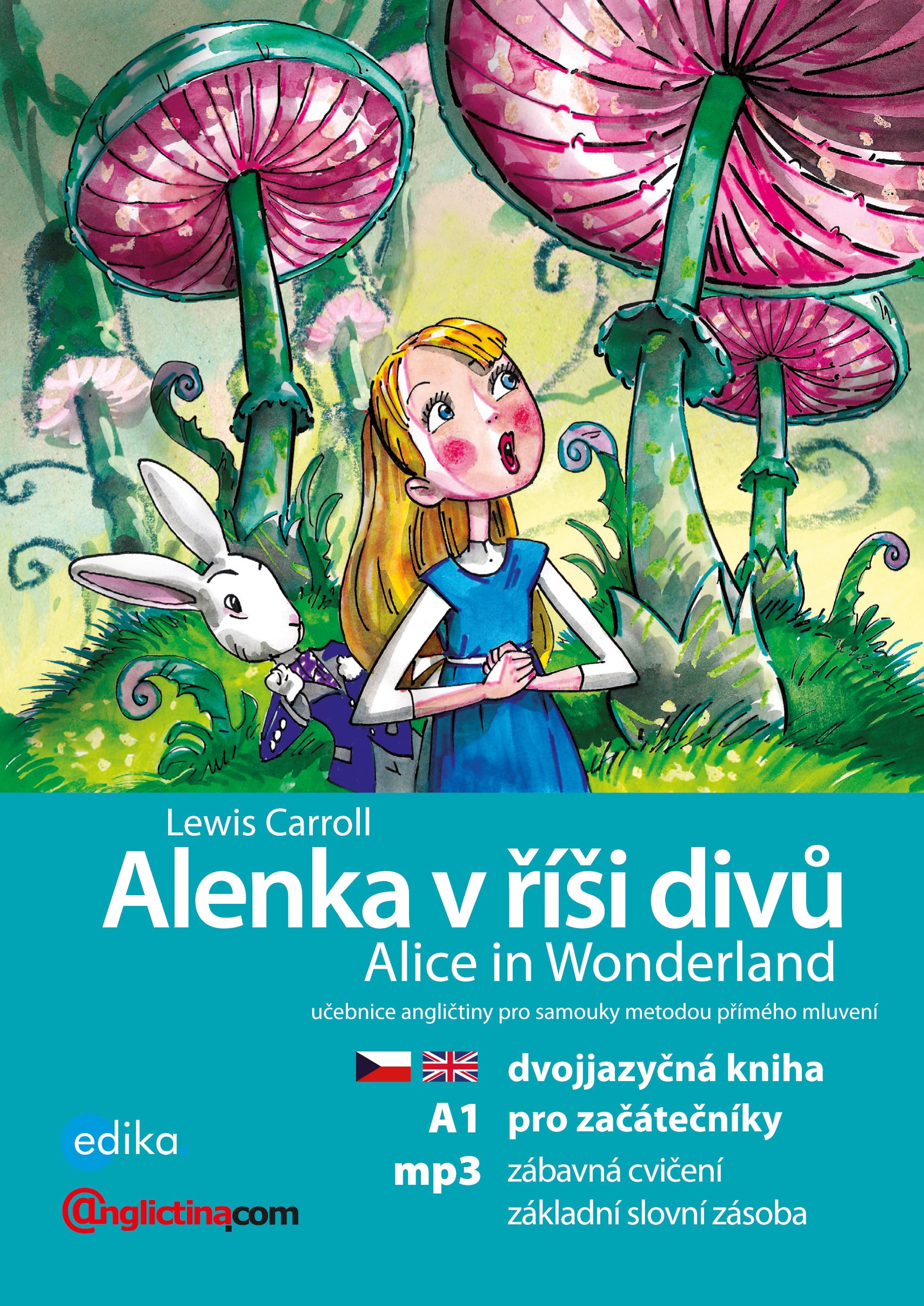 ALENKA V ŘÍŠI DIVŮ DVOJJAZ. ANGL.