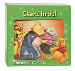 Medvídek Pú - Čtení hrou - knížka a 2 hračky