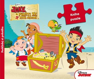 Jake a piráti ze Země Nezemě - Kniha puzzle - Poskládej si pohádku