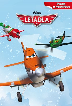 Letadla - Čtení se samolepkami - Ze světa, kde Auta mají křídla