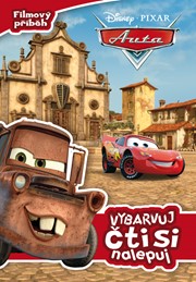 Auta - Filmový příběh - Vybarvuj, čti si, nalepuj