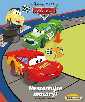 Auta - Nastartujte motory! Našlapaná knížka her!