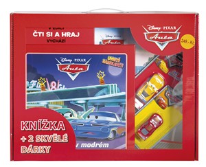 Auta - Čti si a hraj - knížka Ramone v modrém + 2 skvělé dárky