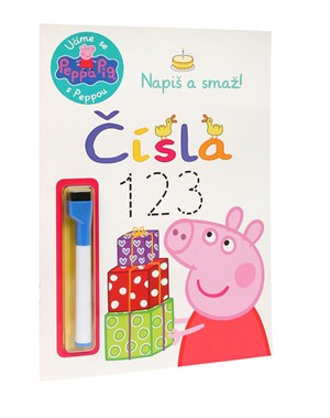 Peppa Pig - Učíme se s Peppou - Napiš a smaž! Čísla
