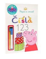 Peppa Pig - Učíme se s Peppou - Napiš a smaž! Čísla
