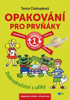 Kniha Opakování pro prvňáky. dobrodružství s ufíky