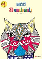 3D kočičí omalovánky