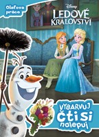 Ledové království - Olafova práce - Vybarvuj, čti si, nalepuj 