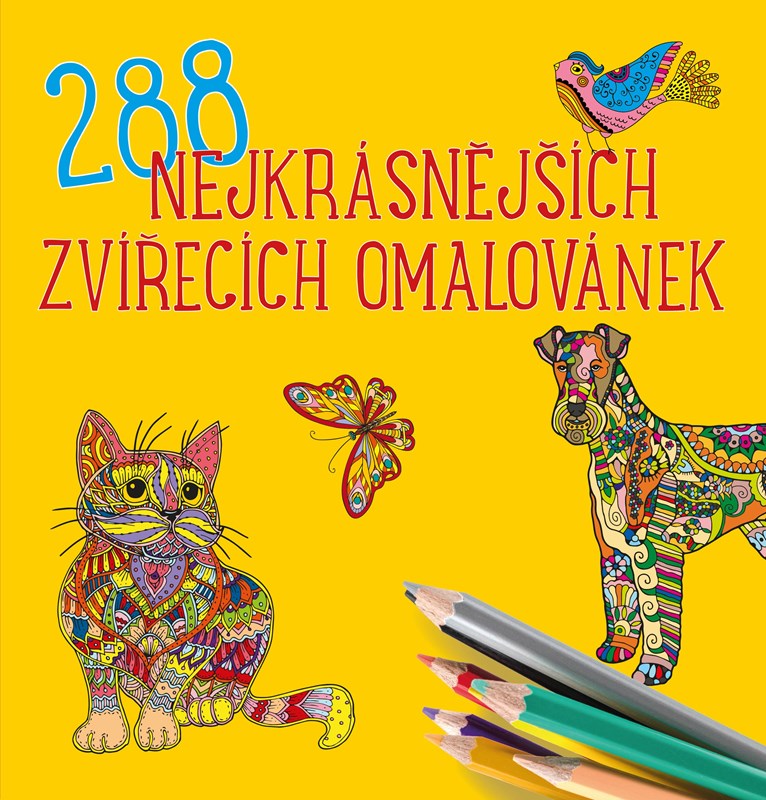 288 NEJKRÁSNĚJŠÍCH ZVÍŘECÍCH OMALOVÁNEK