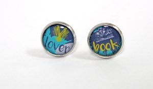 Humbook 2018 - náušnice Book Lover