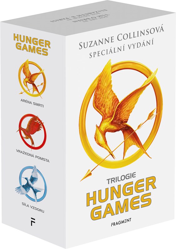 HUNGER GAMES komplet, výroční vydání 1.3.díl box Albatrosmedia.cz