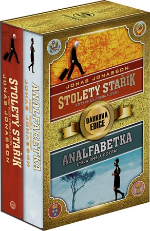 2x Jonasson: Stoletý stařík + Analfabetka - Box