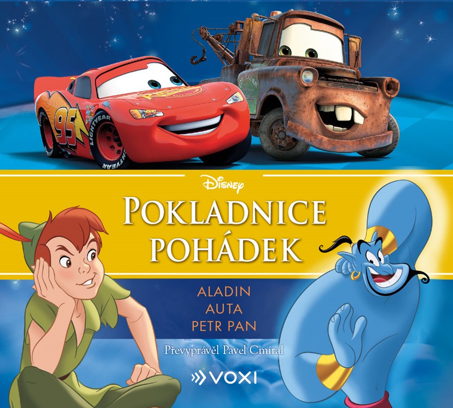 DISNEY POKLADNICE POHÁDEK - ALADIN, AUTA, PETR PAN CD AUDIO