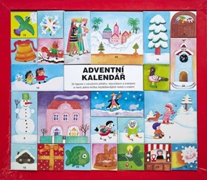 Adventní kalendář - 24 leporel s vánočními příběhy | Jarmila Marešová, Ivana Pecháčková