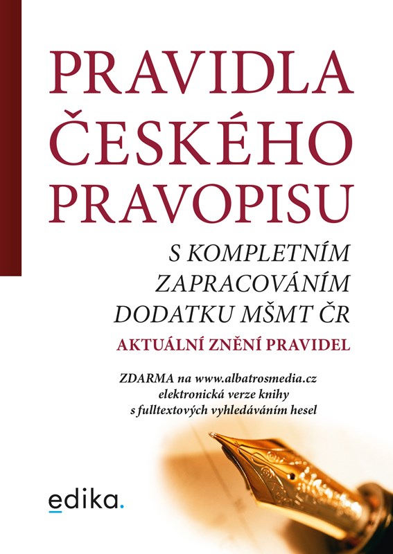 Co najdeme v Pravidlech českého pravopisu?