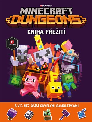 Minecraft Dungeons - Kniha přežití se samolepkami