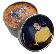 Knihomolka Hedvika začtená - vonná svíčka horké kakao