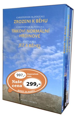 Balíček 3ks Zrozeni k běhu + Takoví normální hrdinové + Jez a běhej