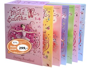 Balíček 6ks Malá baletka 1-6 díl v boxu