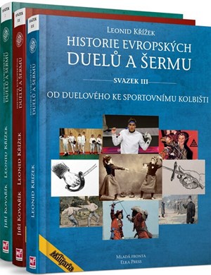 Historie evropských duelů a šermů svazek I.+ II. + III.: komplet