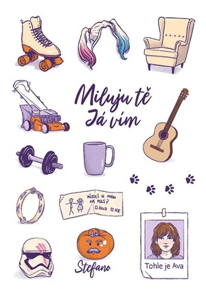 Miluju tě. Já vím - nálepky