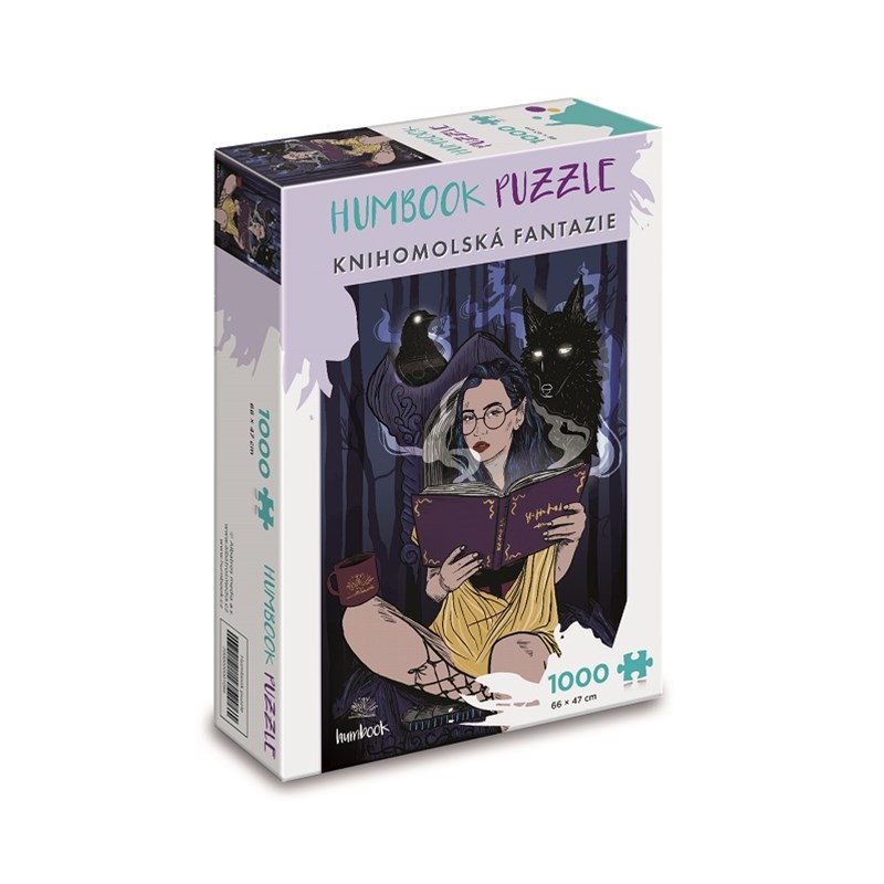 Levně Humbook puzzle s knihomolkou Hedvikou 1000 dílků |