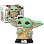 Funko Pop figurka 465 - Star Wars The Mandalorian: GroGu with Cookies